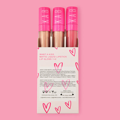 Want a Kiss Lippie Set